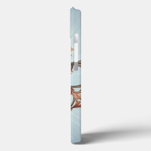 Coques Case-Mate iPhone Rose baroque (Verso / Gauche)