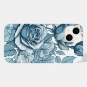 Coques Case-Mate iPhone Rose bleu (Verso (horizontal))