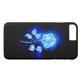 Coques Case-Mate iPhone Rose bleu brûlant (Dos (Horizontal))