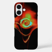 COQUES Case-Mate iPhone ROSE BLEU FRACTAL ROUGE (Verso)