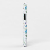 Coques Case-Mate iPhone Rose bleue (Dos/Droite)