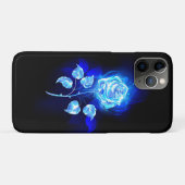 Coques Case-Mate iPhone Rose bleue brûlante (Dos (Horizontal))