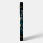 Coques Case-Mate iPhone Rose Boho Gold Vert Mandala (Verso / Gauche)