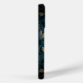 Coques Case-Mate iPhone Rose Boho Gold Vert Mandala (Verso / Droite)