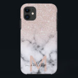 Case-Mate iPhone Case Rose brillant Parties scintillant or  Marbre Ombre<br><div class="desc">Cette motif élégante et girly est parfaite pour la femme moderne. Il présente une parties scintillant d'or rose brillante imbriquée sur le dessus d'un noir et avec un motif en marbre dans le style d'un dégradé sombre. tendance, cool, chic, luxe et design. ***REMARQUE DE CONCEPTION IMPORTANTE : Pour toute demande...</div>