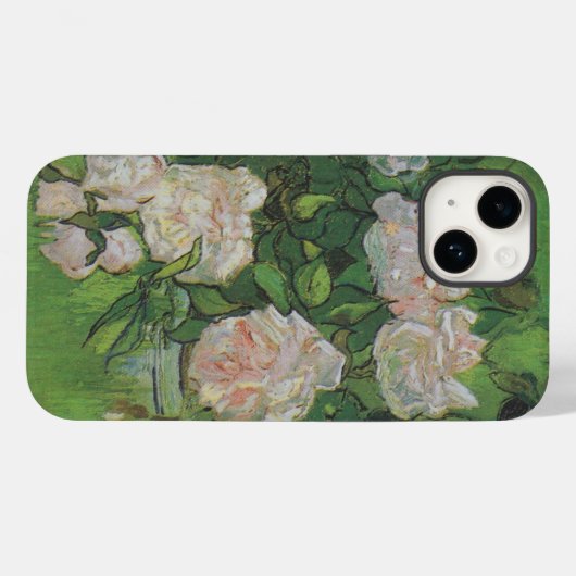Coques Case-Mate iPhone Rose Bush par Vincent Van Gogh (Verso (horizontal))