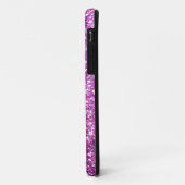 Coques Case-Mate iPhone Rose/caisse pourpre de l'iPhone 5 de Bling (Dos/Gauche)