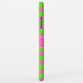 Coques Case-Mate iPhone Rose Chaud #2 Vert Citron LG Chevron Monogramme No (Dos/Droite)