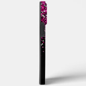 Coques Case-Mate iPhone Rose Chaud Faux Brillant Bokeh (Verso / Droite)
