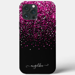 Case-Mate iPhone Case Rose Chaud Faux Brillant Bokeh
