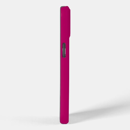 Coques Case-Mate iPhone Rose chaud monogramme (Verso / Droite)