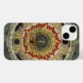 Coques Case-Mate iPhone Rose cosmique Tetragrammaton Mandala (Verso (horizontal))