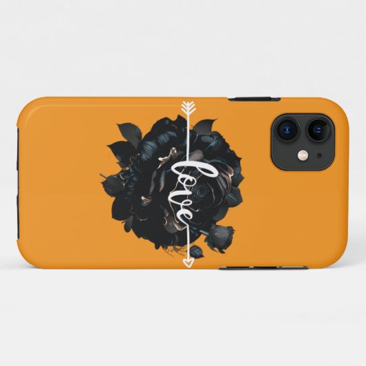 Coques Case-Mate iPhone Rose d'amour (Dos (Horizontal))