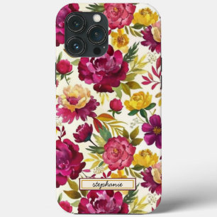 Case-Mate iPhone Case Rose d'aquarelle romantique Nom du Motif