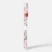 Coques Case-Mate iPhone Rose d'aquarelle Wreath personnalisée | BLANCHE (Verso / Droite)