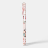 Coques Case-Mate iPhone Rose d'aquarelle Wreath personnalisée | Rose (Verso / Gauche)