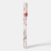 Coques Case-Mate iPhone Rose d'aquarelle Wreath personnalisée | Rose (Verso / Droite)