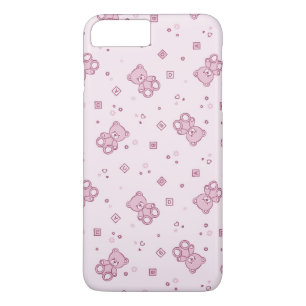 Case-Mate iPhone Case Rose d'arrière - plan de nounours