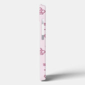 Coques Case-Mate iPhone Rose d'arrière - plan de nounours (Verso / Gauche)