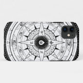 Coques Case-Mate iPhone Rose de boussole - cas Iphone5 (blanc) (Dos (Horizontal))