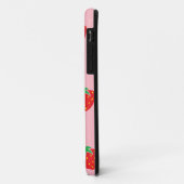 Coques Case-Mate iPhone Rose de fraises (Dos/Gauche)