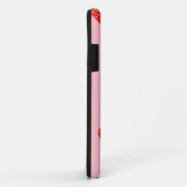 Coques Case-Mate iPhone Rose de fraises (Dos/Droite)