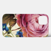 Coques Case-Mate iPhone Rose de rose en pleine floraison (Verso (horizontal))
