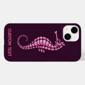 Coques Case-Mate iPhone Rose de Seahorse (Verso (horizontal))