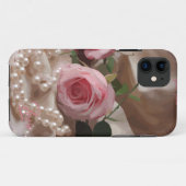 Coques Case-Mate iPhone Rose de soie (Dos (Horizontal))