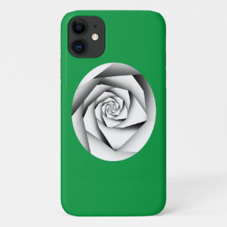 Case-Mate iPhone Case Rose de style géométrique couleur argent sur Kelly