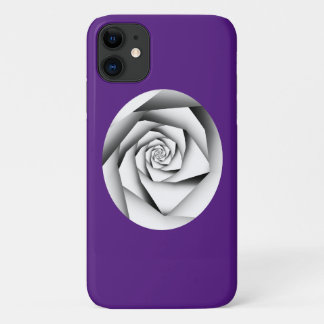 Case-Mate iPhone Case Rose de style géométrique couleur argent sur Royal