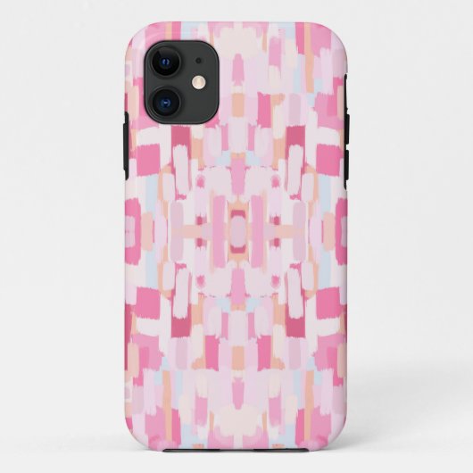 Coques Case-Mate iPhone Rose doux abstrait (Dos)