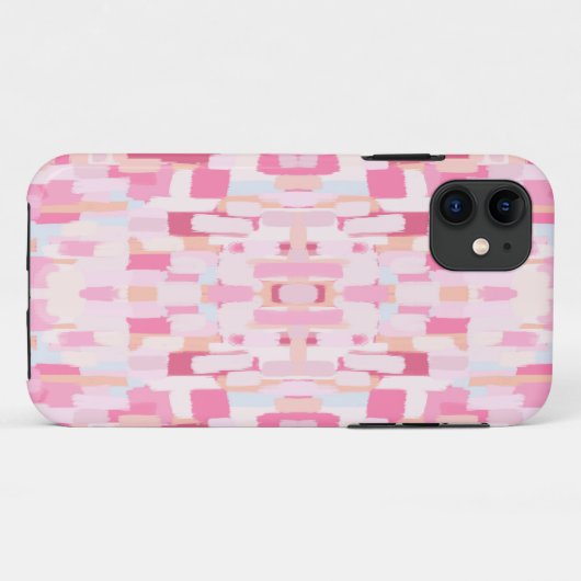 Coques Case-Mate iPhone Rose doux abstrait (Dos (Horizontal))