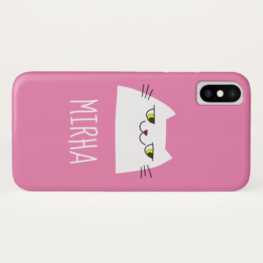 Coques Case-Mate iPhone Rose drôle (Dos (Horizontal))