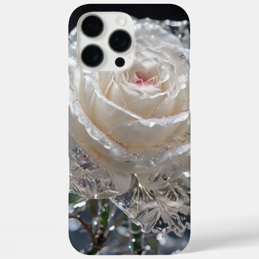 Coques Case-Mate iPhone Rose en cristal de verre (Verso)