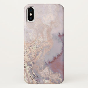 Case-Mate iPhone Case Rose en marbre doré Parties scintillant design
