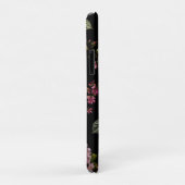 Coques Case-Mate iPhone Rose en velours noir (Dos/Droite)