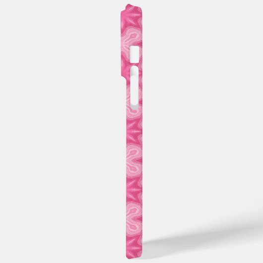 Coques Case-Mate iPhone Rose Et Blanc (Verso / Gauche)