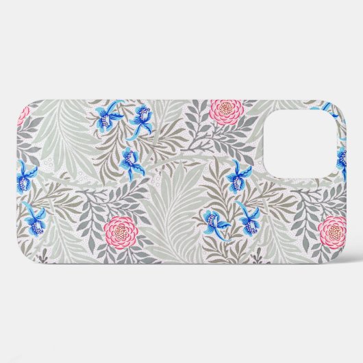 Coques Case-Mate iPhone Rose et Larkspur, William Morris (Verso (horizontal))