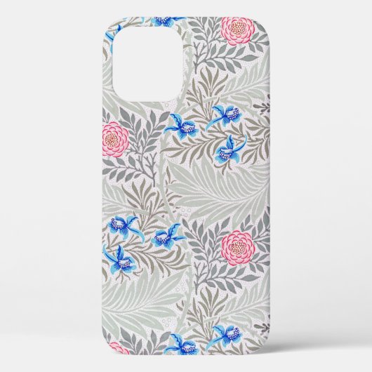Coques Case-Mate iPhone Rose et Larkspur, William Morris (Verso)