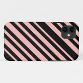 Coques Case-Mate iPhone Rose et Noir (Dos (Horizontal))