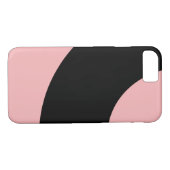 Coques Case-Mate iPhone Rose et noir tendance (Dos (Horizontal))