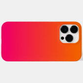 Coques Case-Mate iPhone Rose et ombre orangée (Verso (horizontal))