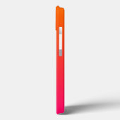 Coques Case-Mate iPhone Rose et orange ombré (Verso / Gauche)