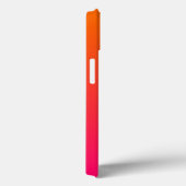 Coques Case-Mate iPhone Rose et orange ombré (Verso / Droite)