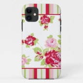 Coques Case-Mate iPhone Rose et rayures (Dos)