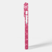 Coques Case-Mate iPhone Rose faux étincelles scintillement rose clair (Verso / Gauche)