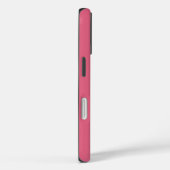 Coques Case-Mate iPhone Rose Féminin avec nom (Verso / Droite)