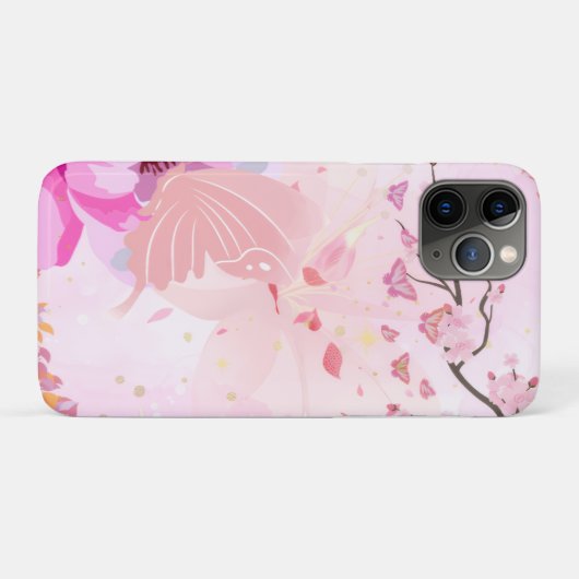 Coques Case-Mate iPhone rose floral (Dos (Horizontal))