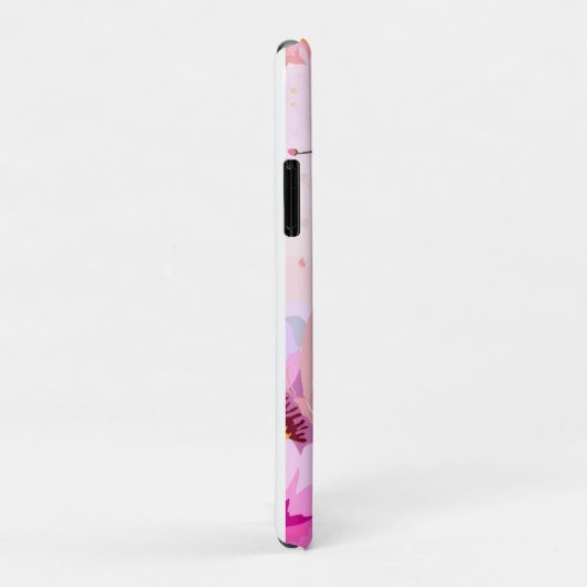 Coques Case-Mate iPhone rose floral  (Dos/Droite)